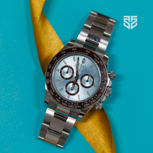 Rolex Daytona Platinum Ice Blue 126506 2023 — The Smiling Second, Melbourne