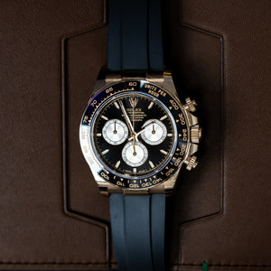 Rolex Daytona Rose Gold Oysterflex Black Dial Ref: 126515LN 2024