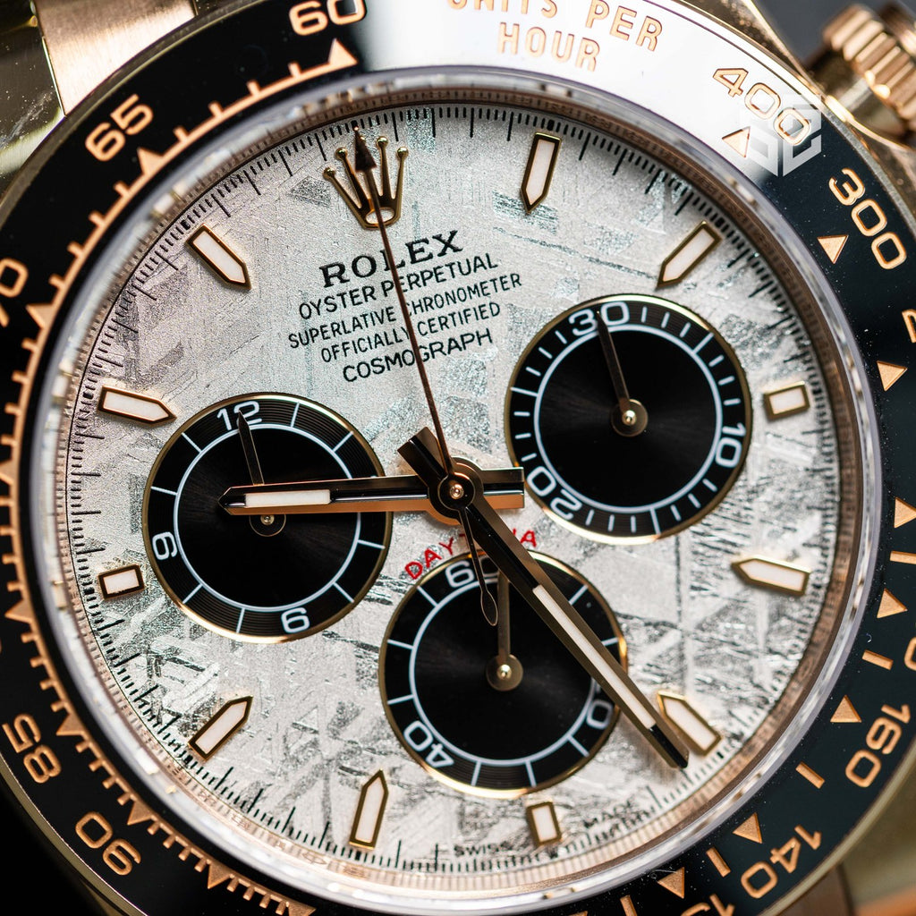 Rolex Daytona 126515LN dial detail — The Smiling Second, Melbourne
