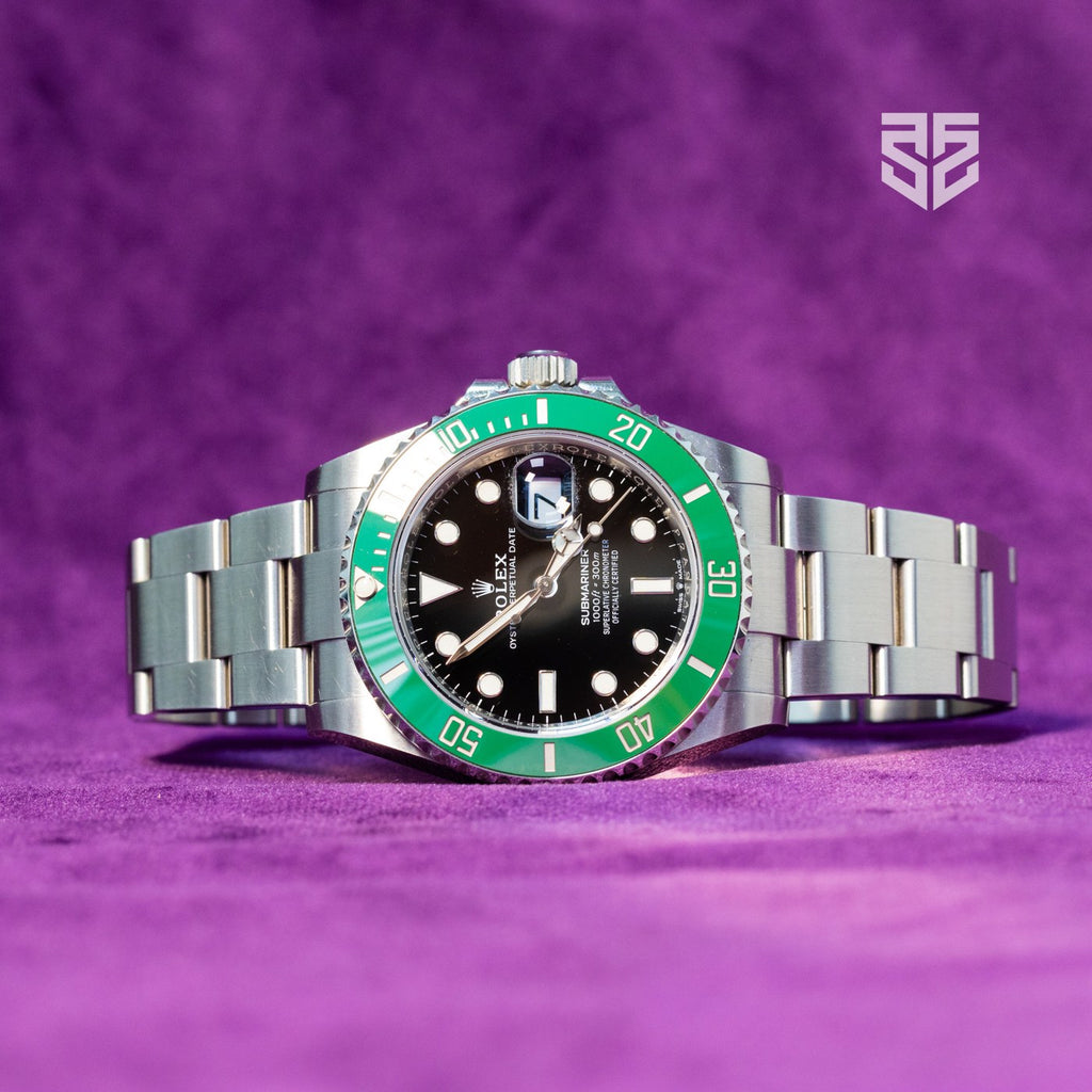 Rolex Submariner Starbucks 126610LV 2022 dial — The Smiling Second, Melbourne