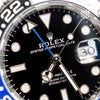 Rolex GMT-Master II Batgirl 126710BLNR 2025 dial detail — The Smiling Second, Melbourne