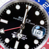 Rolex GMT-Master II Pepsi 126710BLRO 2022 dial detail — The Smiling Second, Melbourne