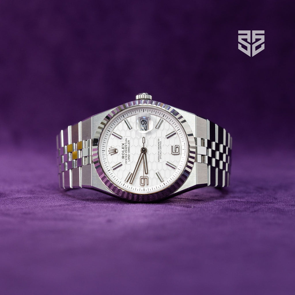 Rolex Land-Dweller 127334 dial — The Smiling Second, Melbourne