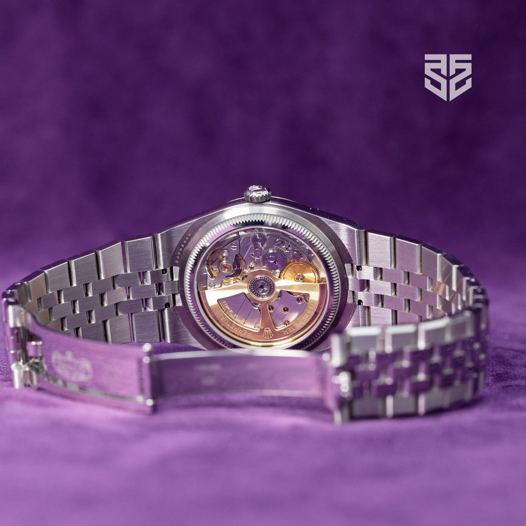 Rolex Land-Dweller 127334 bracelet clasp — The Smiling Second, Melbourne