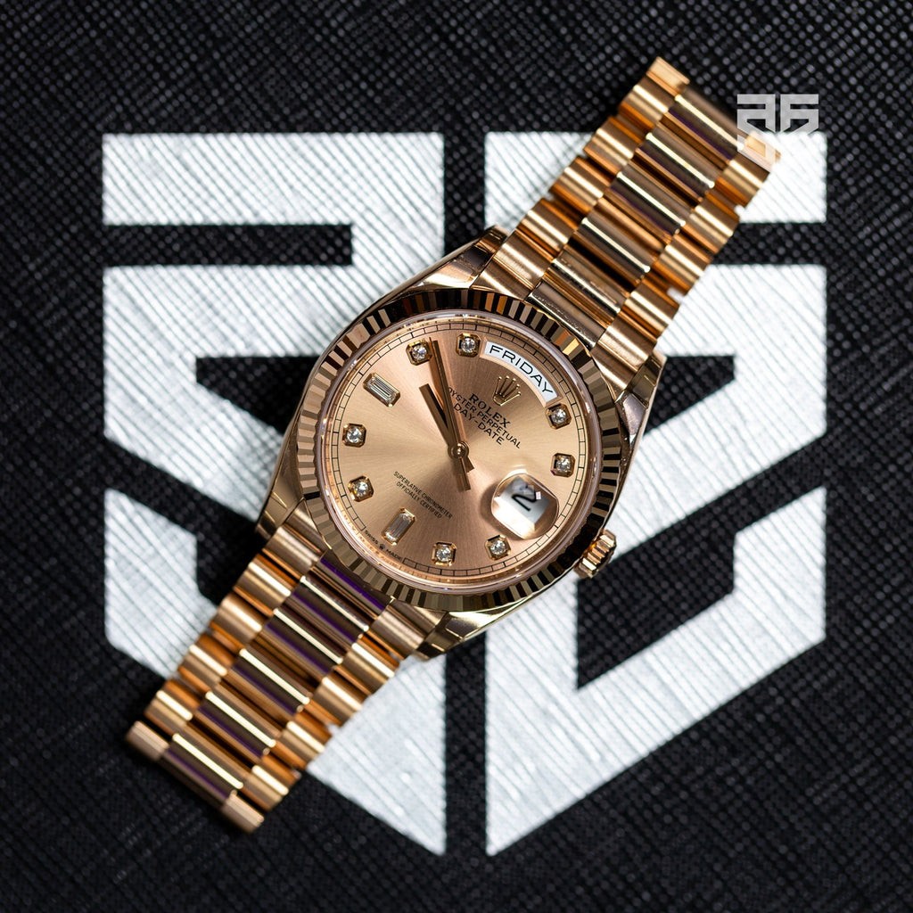 Rolex Day-Date 36 128235 2023 pre-owned — The Smiling Second, Melbourne