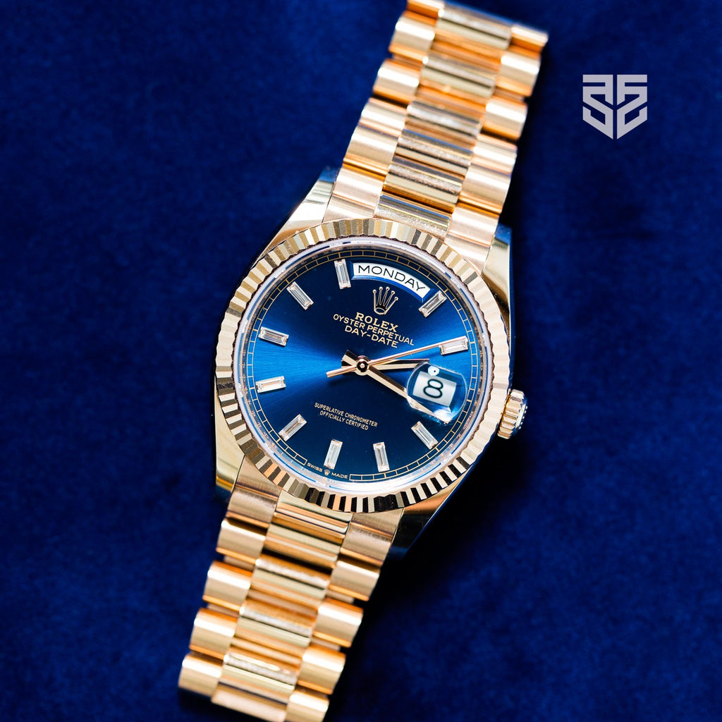 Rolex Day-Date 36 128235 bracelet clasp — The Smiling Second, Melbourne