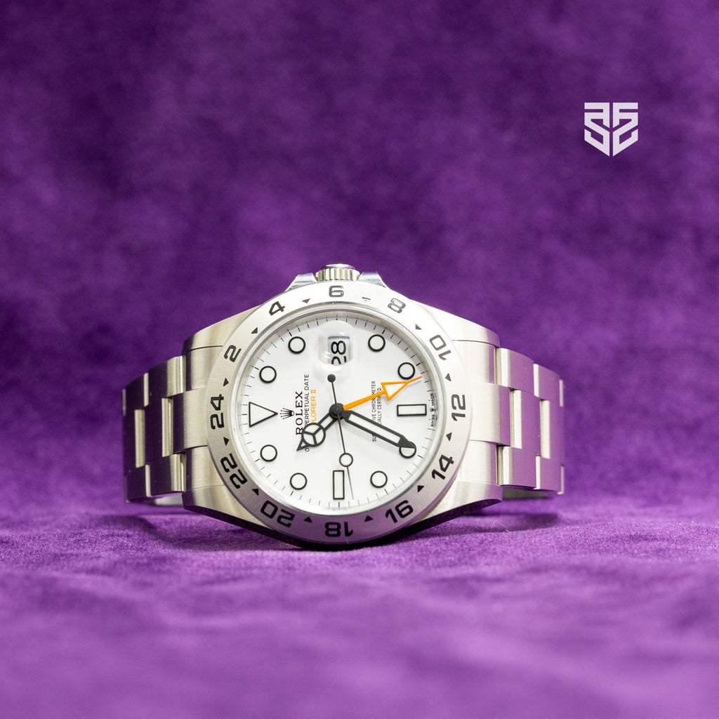 Rolex Explorer II Polar 226570 2023 dial — The Smiling Second, Melbourne