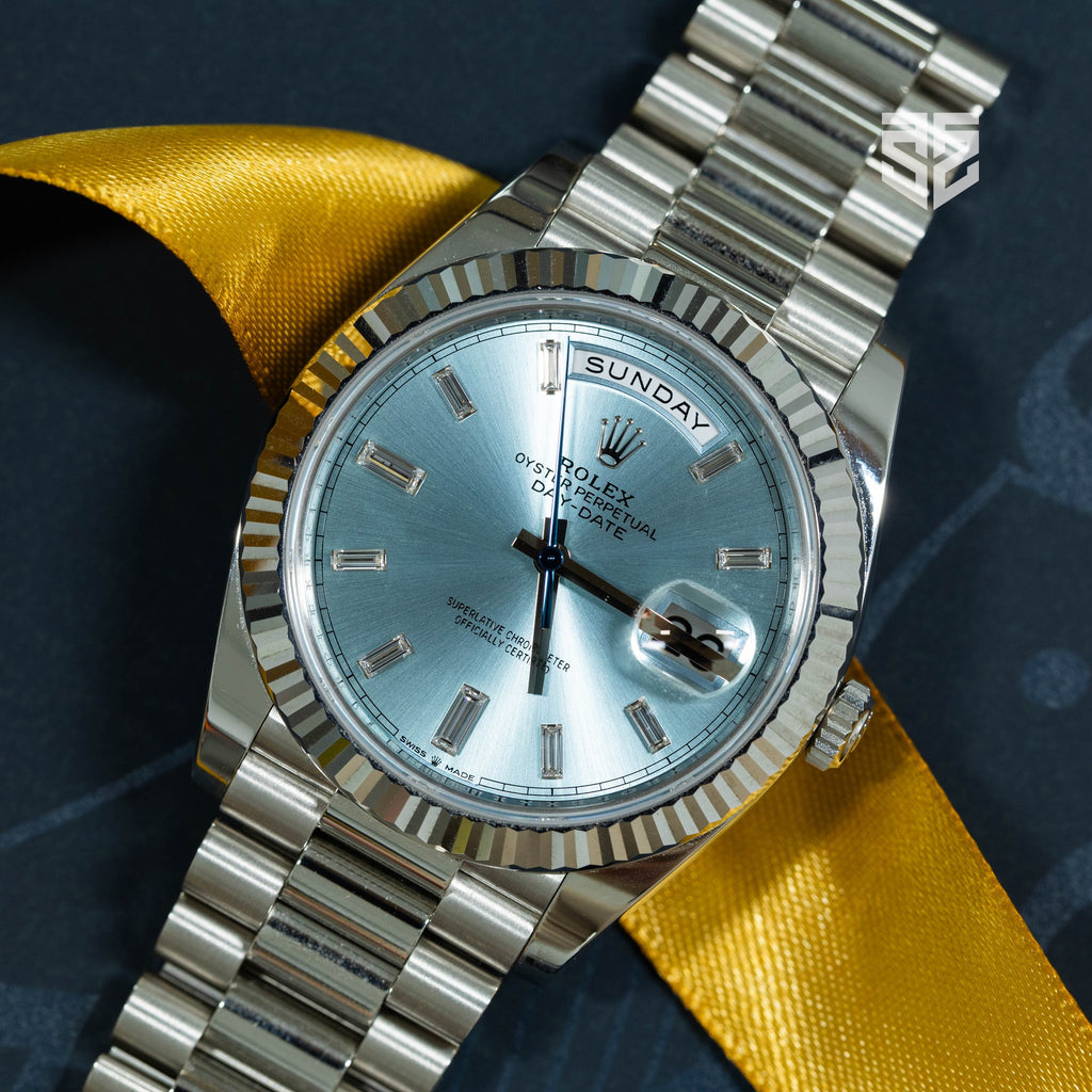 Rolex Day-Date 40 228236 2023 dial — The Smiling Second, Melbourne