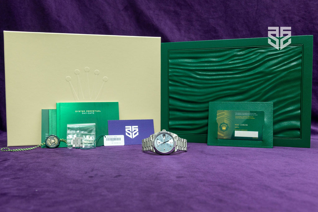 Rolex Day-Date 40 228236 2023 detail — The Smiling Second, Melbourne