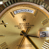 Rolex Day-Date 40 228238 champagne 2023 dial detail — The Smiling Second, Melbourne