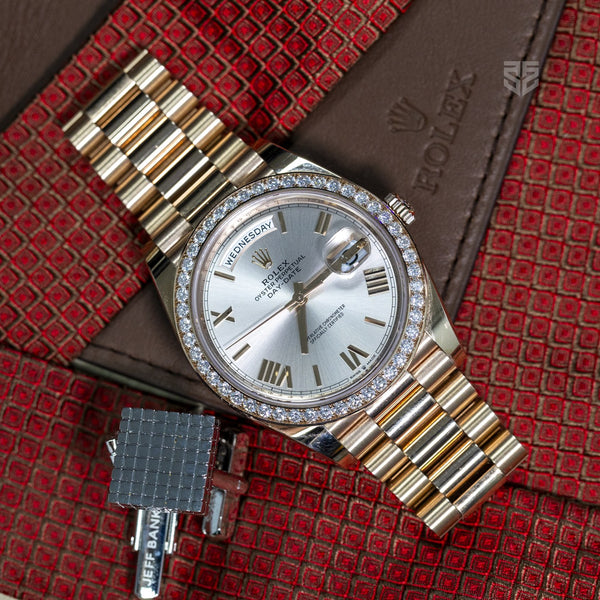 Rolex Day-Date 40 228345RBR 2023 pre-owned — The Smiling Second, Melbourne