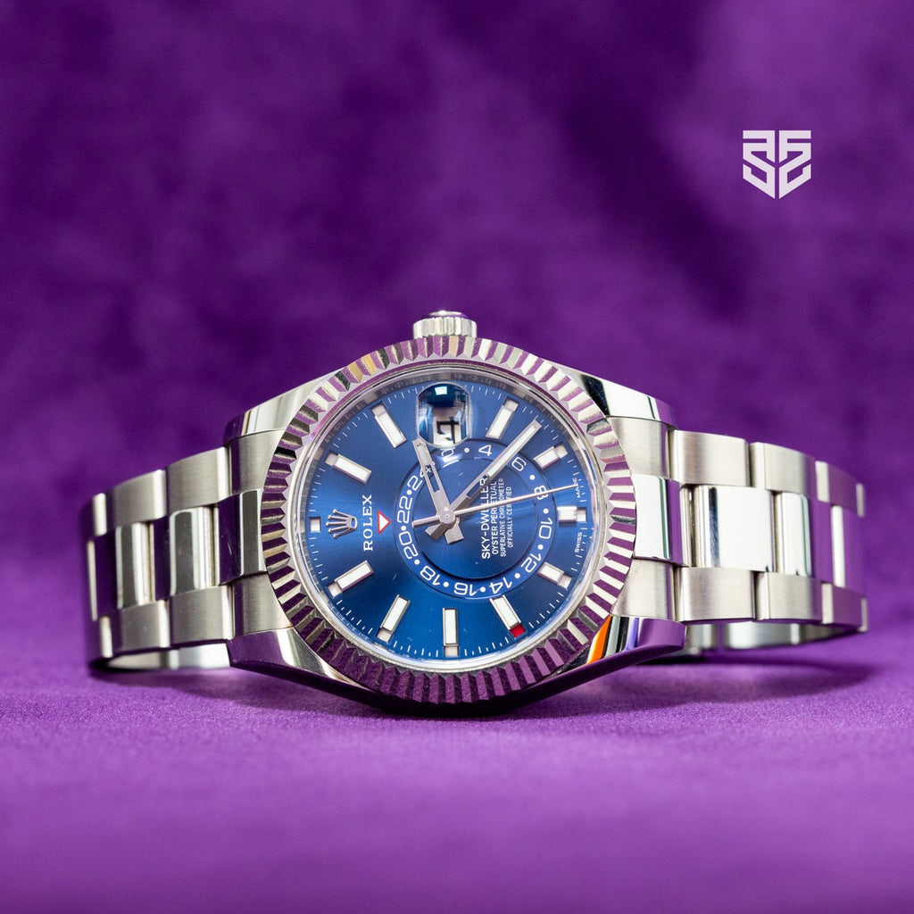 Rolex Sky-Dweller 326934 dial — The Smiling Second, Melbourne