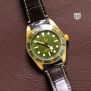 Tudor Black Bay 58 Yellow Gold Green Dial Ref: 79018V 2022