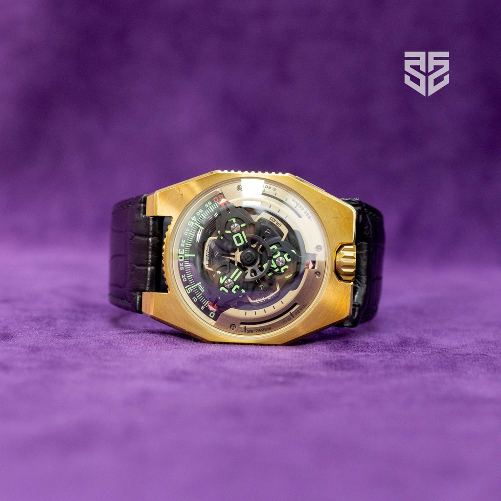Urwerk UR-100 UR-100 dial — The Smiling Second, Melbourne