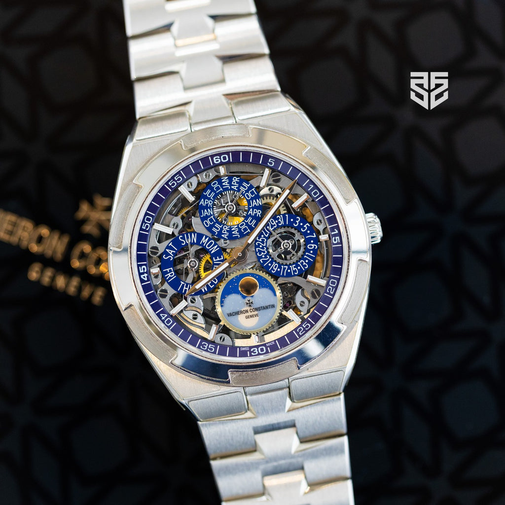 Vacheron Constantin Overseas Perpetual Calendar Ultra-Thin Skeleton 4300V 2022 dial — The Smiling Second, Melbourne