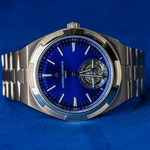 Vacheron Constantin Overseas Tourbillon Rose Gold Blue Dial Ref: 6000V 2023