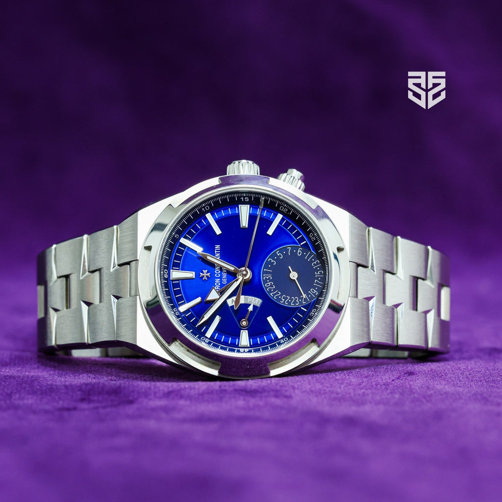 Vacheron Constantin Overseas Dual Time 7900V dial — The Smiling Second, Melbourne